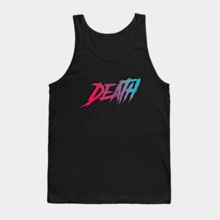 Death typography design Tank Top